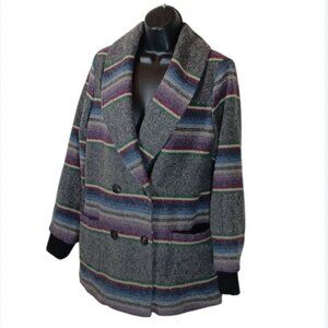 Steven Alan Woolrich double-breasted blanket jacket Size 10